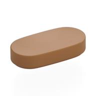 Tile Round 1 × 2 Medium Nougat