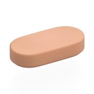 Fliese rund 1 × 2 Nougat