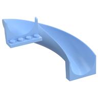 Slide Curved 180° Bright Light Blue