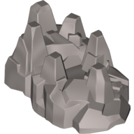 Large Figure Limb Cover, Armour with Rock Spikes Flat Silver