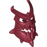 Large Figure Mask, Pyrox Dunkelrot