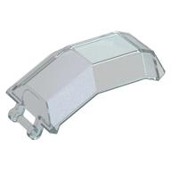 Windscreen 4 × 4 × 4 2/3 with Handle Opal Trans-Clear