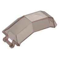 Windschutzscheibe 4 × 4 × 4 2/3 mit Griff Transparent-Braun