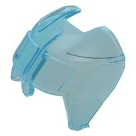 Glass for Aircraft Fuselage Curved Forward 6 × 8 Top Trans-Light Blue