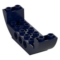 Brick Curved Inverted 2 × 8 × 2 Double Dark Blue