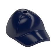 Hat / Cap Short Curved Bill with Seams and Hole on Top Dark Blue
