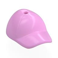 Hat / Cap Short Curved Bill with Seams and Hole on Top Leuchtrosa