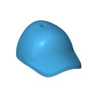 Hat / Cap Short Curved Bill with Seams and Hole on Top Dunkelazur