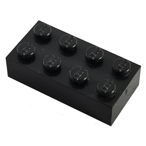 Modulex Brick 2 × 4 with LEGO on Studs