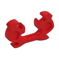 Headwear Accessory Ninja Helmet Horn/Antlers, Elaborate Rot