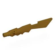 Weapon Sword with Jagged Edges [Plain] Pearl Gold