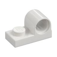 Plate Special 1 × 2 with Pin Hole on Top White