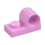 Plate Special 1 × 2 with Pin Hole on Top Bright Pink