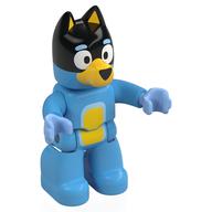 Duplo Figure Dog Large with Dark Blue Head, Bright Light Yellow Chest (Bandit) Mittelblau
