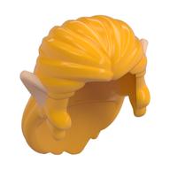 Hair Long Broad with Light Nougat Ears Pattern Bright Light Orange