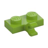 Plate Special 1 × 2 with Clip Horizontal on Side Limette