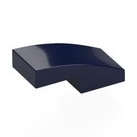 Brick Curved 2 × 1 No Studs [1/2 Bow] Dunkelblau