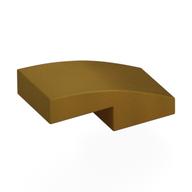 Brick Curved 2 × 1 No Studs [1/2 Bow] Perlgold