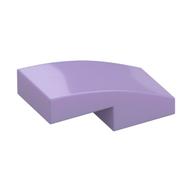 Brick Curved 2 × 1 No Studs [1/2 Bow] Lavendel