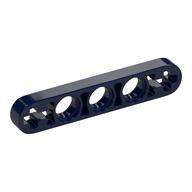 Technic Beam 1 × 5 Thin with Axle Holes on Ends Dark Blue