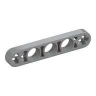 Technic Beam 1 × 5 Thin with Axle Holes on Ends Light Bluish Gray