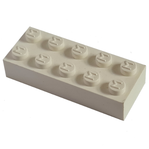 Modulex Stein 2 × 5 mit M auf Noppen