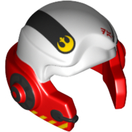 Helmet Rebel with Check Protectors with Resistance A-wing Pilot Print Rot