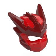 Wrap with Dark Red Spikes pattern Rot