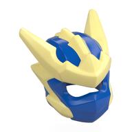 Wrap with Bright Light Yellow Spikes Blue