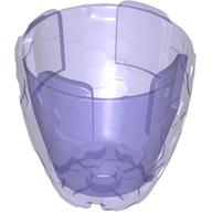 Pod, Elongated, Half, Alien 2 × 4 × 4 Trans-Purple