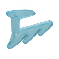Tool Saw with Handle and Tooth Transparent-Hellblau