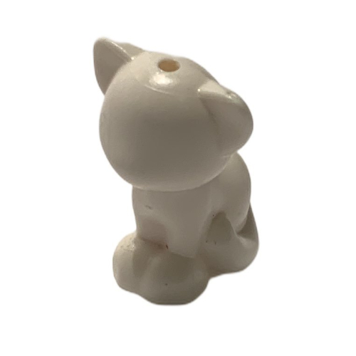 Animal, Cat, Sitting [Plain] Weiß