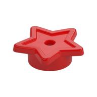 Tile, Star with Stud Holder, Pin Hole Rot