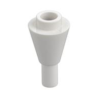 Cone 1 × 1 Inverted with Bar at Bottom (Ice Cream Cone) Weiß