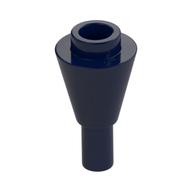 Cone 1 × 1 Inverted with Bar at Bottom (Ice Cream Cone) Dark Blue