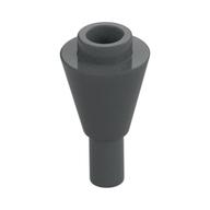 Cone 1 × 1 Inverted with Bar at Bottom (Ice Cream Cone) Dunkelblaugrau