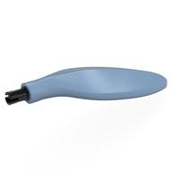 Animal Body Part, Dinosaur, Fin with Black Pin Sand Blue