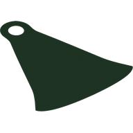 Neckwear Cape, One Top Hole Long Dunkelgrün