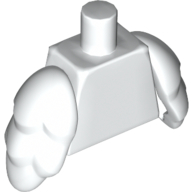 Torso with Bird Wings [Plain] Weiß