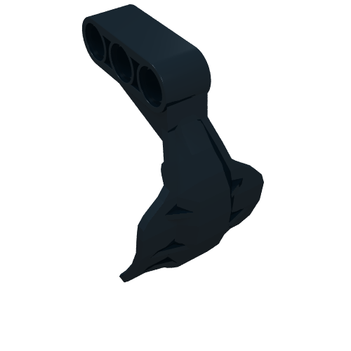 Technic Grabber Arm Claw with 3L Thick Beam [Type 1] Schwarz