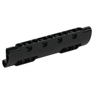 Technic Panel Curved 11 × 3 with 10 Pin Holes through Panel Surface Schwarz