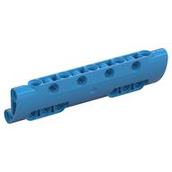 Technic Panel Curved 11 × 3 with 10 Pin Holes through Panel Surface Dark Azure