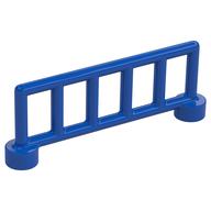 Duplo Fence Railing 1 × 6, with 6 Posts Blue