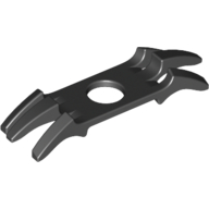 Minifig Neckwear Shoulder Pads with Spikes Black