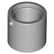 Bucket 1 × 1 × 1 Straight Hellblaugrau