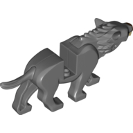 Creature Body Part, Warg Body with Dark Brown Nose Print Dunkelblaugrau