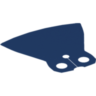 Neckwear Cape, Extended with Round Bottom Dark Blue