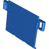 Duplo Trailer Ramp / Door 1 × 4 with Handles Blau