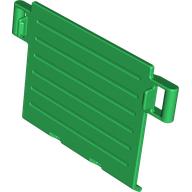Duplo Trailer Ramp / Door 1 × 4 with Handles Green