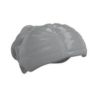 Hair Elaborate Knot Bun Hellblaugrau
